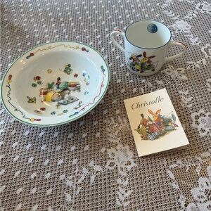 RARE***Christofle Children's Dish Set